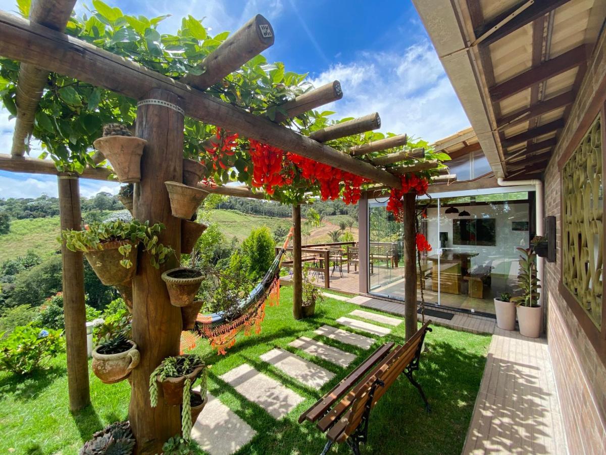 Casa De Campo No Caravaggio Ao Lado Da Cervejaria Tres Santas Santa Teresa  Exteriör bild